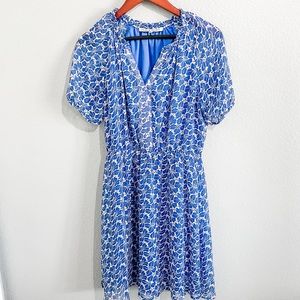 Blue Lightweight Dollie Dress - Collective Concepts - Sz M
